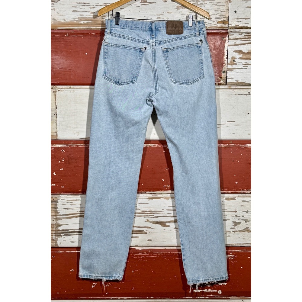 Vintage Wrangler Jeans Light Wash Ripped‎ Knee Distressed Denim